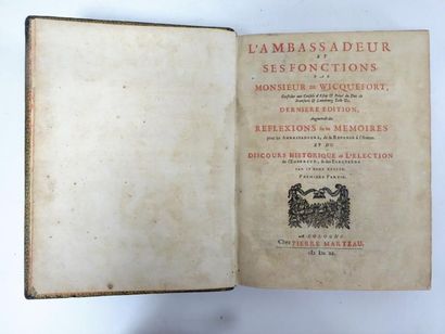 WICQUEFORT (Abraham de)


L'Ambassadeur et...