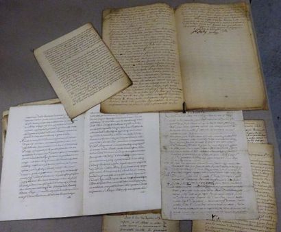 MANUSCRITS des XVIIème et XVIIIème siècles.

Réunion...