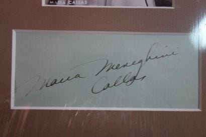 Lot de documents sur Maria Callas et divers...
