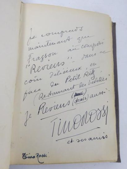 Livre d'or du 'Petit Ritz' ou 'Bout à rats'...