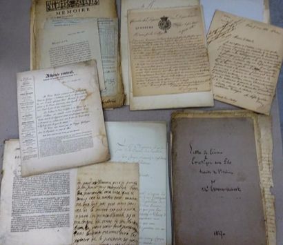 DOCUMENTS divers des XVIIème, XVIIIème et...