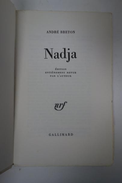 BRETON (André)


- La Lampe dans l’Horloge....