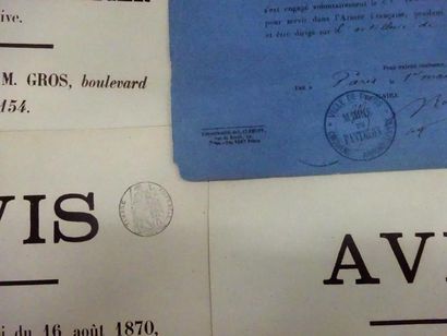 AVIS de remplacement militaire.

Réunion...