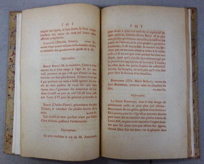 LE LIVRE ROUGE ou liste des pensions secrètes...