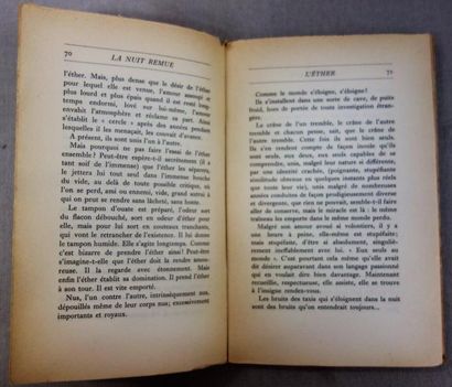 MICHAUX (Henri)


La Nuit remue.

Paris,...