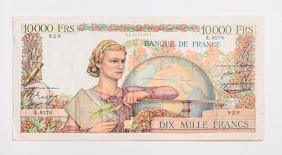 FRANCE

Billet de 10 000 francs au Génie...