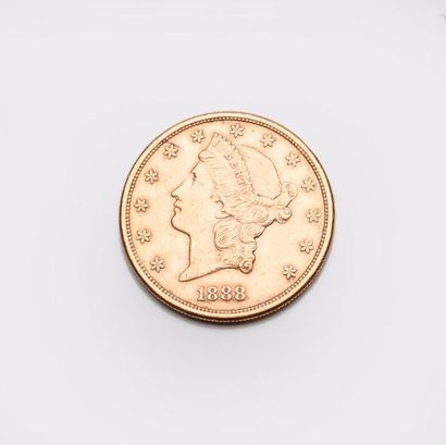 ETATS UNIS

Pièce de 20 dollars or jaune.

1888....