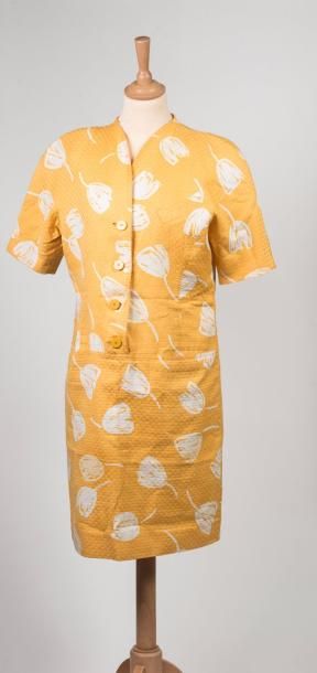 COURREGES


Robe droite en coton tressé façon...