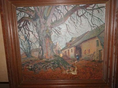 A. HARDY


Cour de ferme en hiver.

Huile...