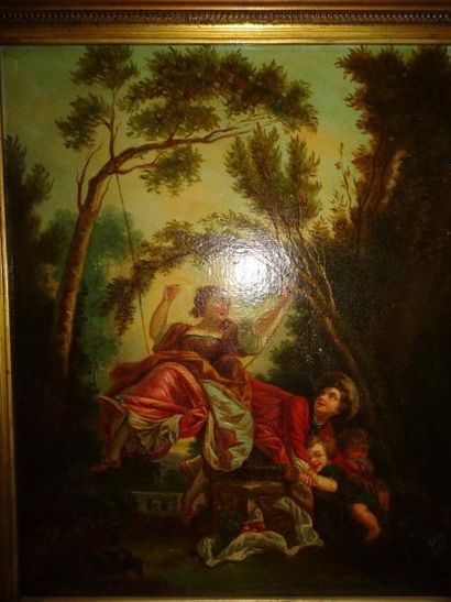 D'APRES FRAGONARD.


L'escarpolette.

Huile...
