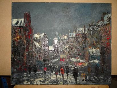 Simon KRAMER


Vue de vielle en hiver.

Huile...