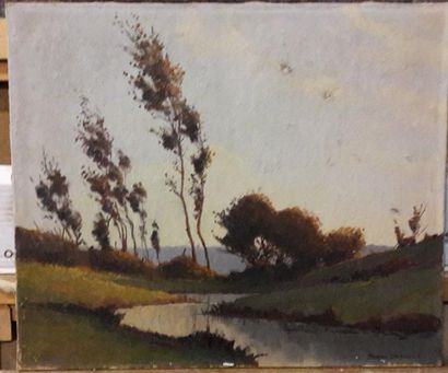 Marcel DERULLE (1902-1981)


Paysage au cours...