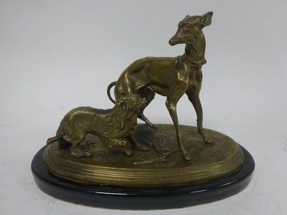 D'après Pierre-Jules MÈNE (1810-1879).


Lévrier...