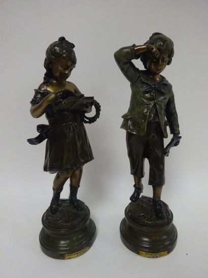 D'après Auguste Moreau.


Paire de sculptures...