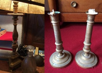 
Caisse :

- Pendule en régule et marbre...