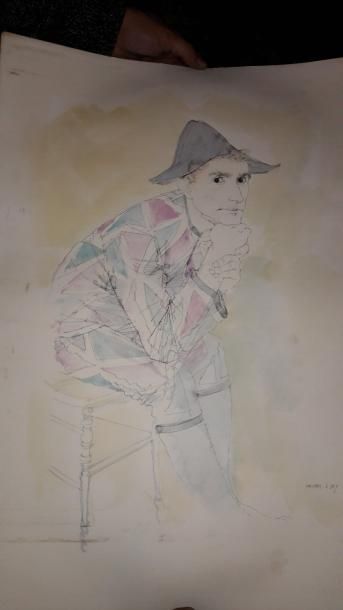 Michel Ciry (1919)


Arlequin assis.

Lithographie...