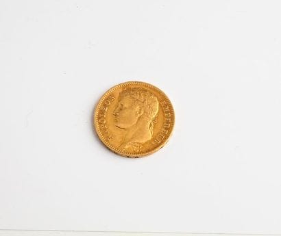 FRANCE 

Pièce de 40 francs or, Napoléon...
