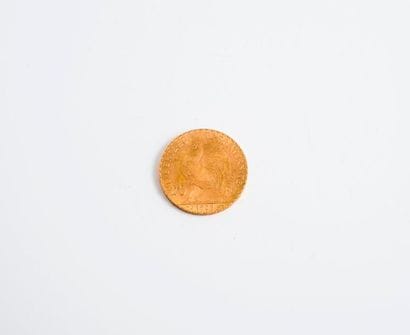 FRANCE 

Pièce de 20 Francs or, IIIème république,...