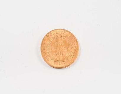 FRANCE 

Pièce de 100 Francs or, IIIème république,...