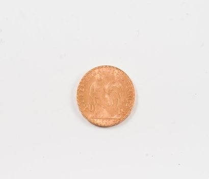 FRANCE 

Pièce de 20 Francs or, IIIème république,...