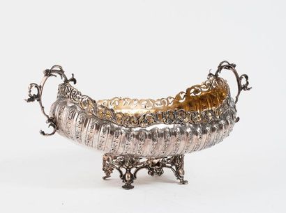 Corbeille de fruits en argent (min. 800)...