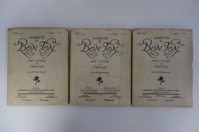 LA GAZETTE DU BON TON, Art et Modes & Frivolités,...