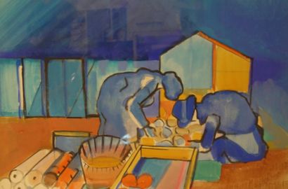Jacques LAGRANGE (1917-1995).


Sans titre....