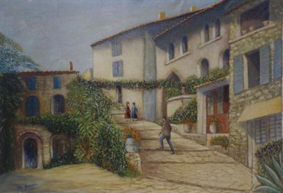 Maurice BONNIN (1911-1993)


Rue de village,...