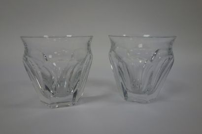 BACCARAT

10 gobelets du modèle Harcourt...
