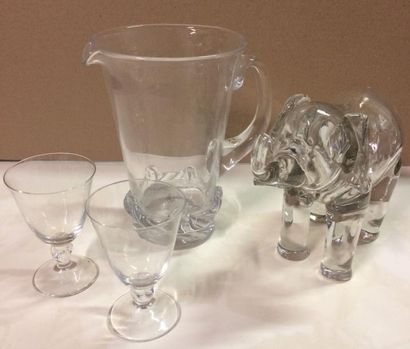 DAUM


Modèle Orval.

Broc et deux verres...