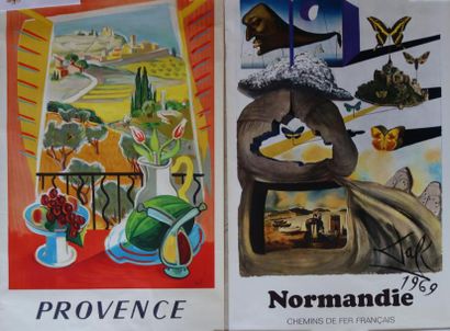 Lot de 14 affiches d'après Salvador DALI...