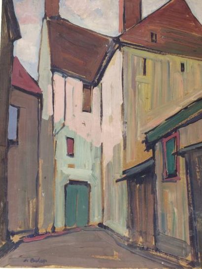 Pierre DE BELAY (1890-1947)


Ruelle. 

Gouache...