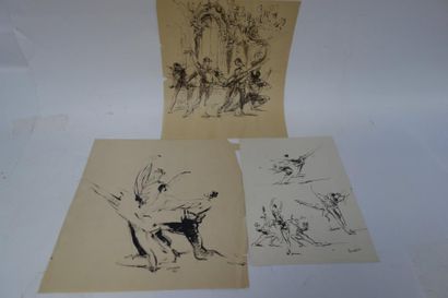 Monique LANCELOT (1923-1982)

Trois esquisses...