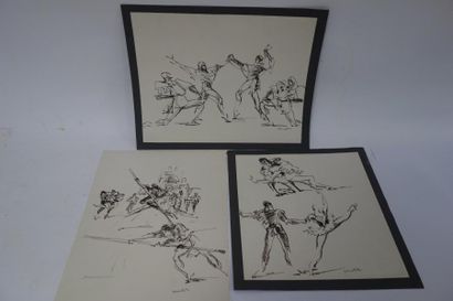 Monique LANCELOT (1923-1982)

Scènes de théâtre.

Trois...