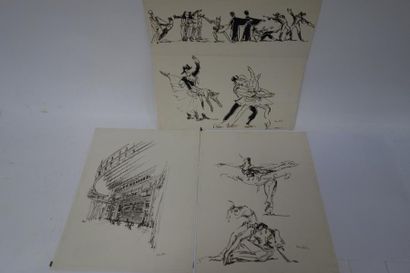 Monique LANCELOT (1923-1982)

Scènes de théâtre.

Trois...