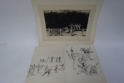 Monique LANCELOT (1923-1982)

Scènes de théâtre.

Trois...