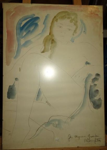 Alain Bonnefoit (1937)


Nu assis.

Dessin...