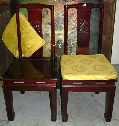 CHINE


Paire de chaises en bois mouluré...