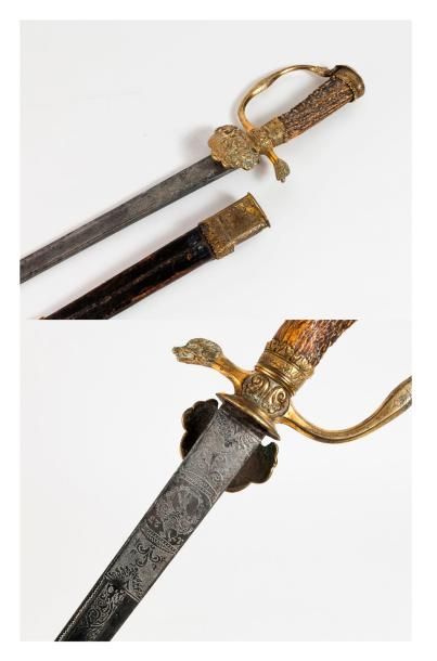 Dague de chasse.

Garde à une branche en...