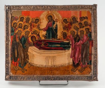 RUSSIE


Icône

La dormition de la Vierge.

Tempera...