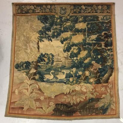 AUBUSSON

Fragment de tapisserie en laine...