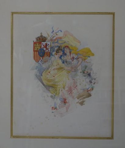 Jules CHERET (1836-1933)


La France et l'Espagne,...