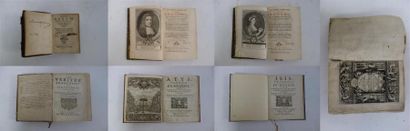 Lot de sept livres anciens, non collationnés...