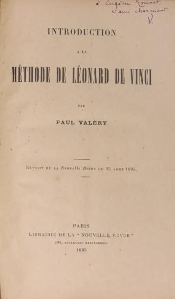 VALÉRY (Paul)
Introduction à la méthode de...