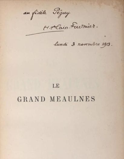 ALAIN-FOURNIER (Henri-Alban FOURNIER dit)
Le...