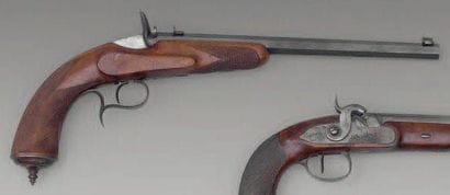 Pistolet de tir système Flobert, un coup,...
