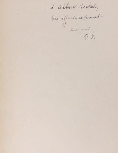 VALÉRY (Paul)
Aurore. Paris, Extrait du Mercure...
