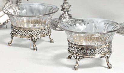 Emile LANGLOIS
Paire de coupes présentoirs...