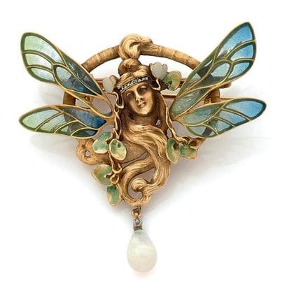 Georges BRUNET (XIXe-XXe siècle)
Broche pendentif...