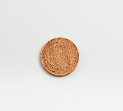 FRANCE

Pièce de 20 fr or 